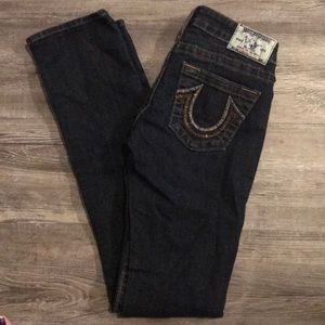 True Religion size 24 straight leg jeans
